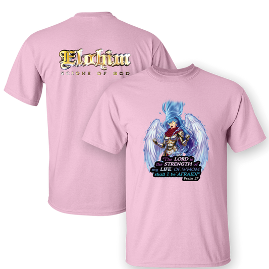 PSALM 27 POWER-UP T-SHIRT - Kaliyah (Unisex, Front Print)